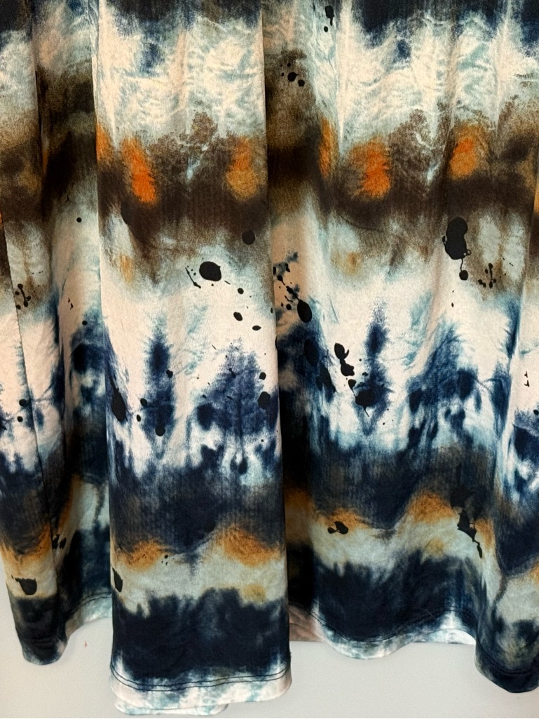 Veronica M M Cold Shoulder Tie-Dye Cold Tunic Dress — image 3 of 7
